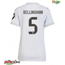 Camiseta Real Madrid Jude Bellingham #5 Primera Equipación para mujer 2025-26 manga corta